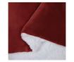 Одеяло Бордо червен 130 x 150 cm Мека вълна thumbnail 4