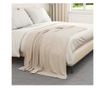 Одеяло Бежово 170 х 130 см Мека вълна thumbnail 3