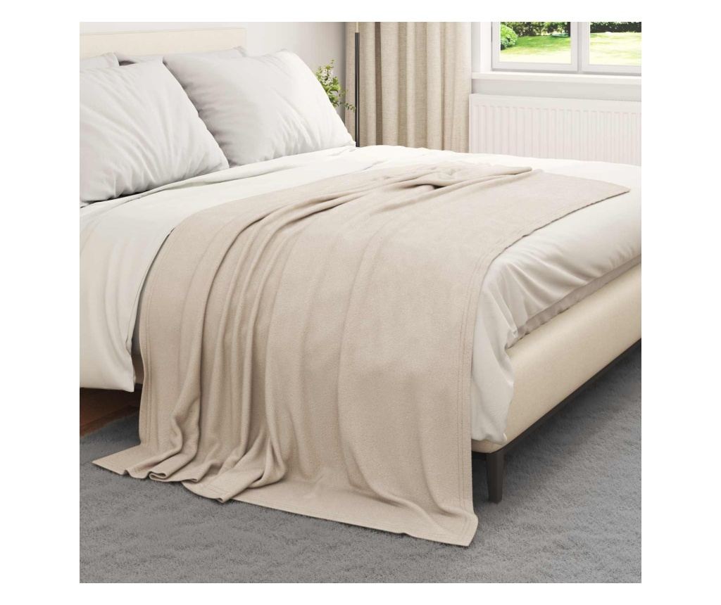 Одеала за хвърляне 6 pcs Бежово 200 x 150 cm Мека вълна - 3