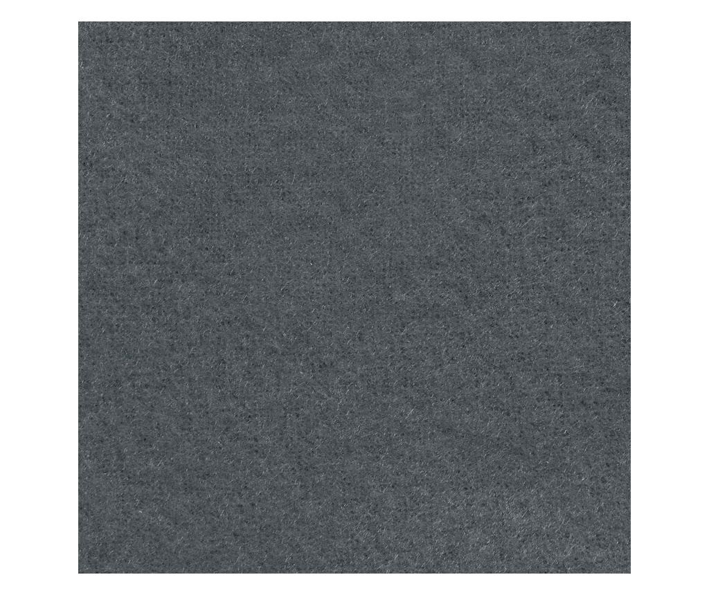 Одеала за хвърляне 24 pcs Тъмен сив 200 x 150 cm Мека вълна - 6