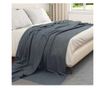 Одеала за хвърляне 6 pcs Тъмен сив 240 x 220 cm Мека вълна thumbnail 3