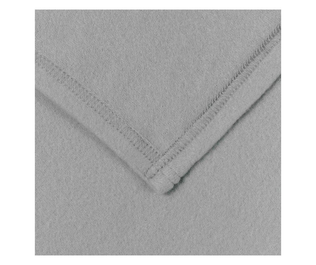 Одеяло Сив 200 x 150 cm Мека вълна - 5