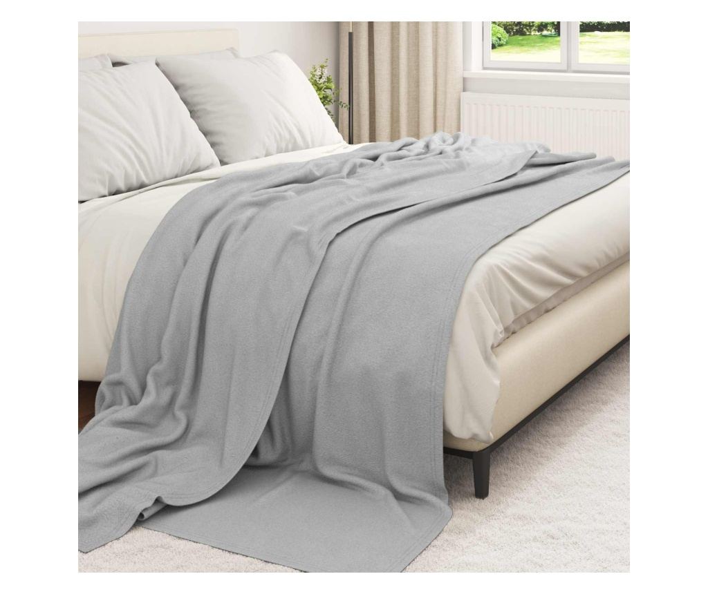 Одеала за хвърляне 6 pcs Сив 270 x 240 см Мека вълна - 3