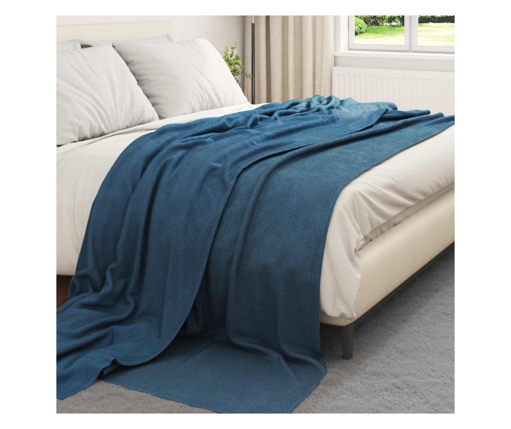 Одеяло Морски син 240 x 220 cm Мека вълна - 3