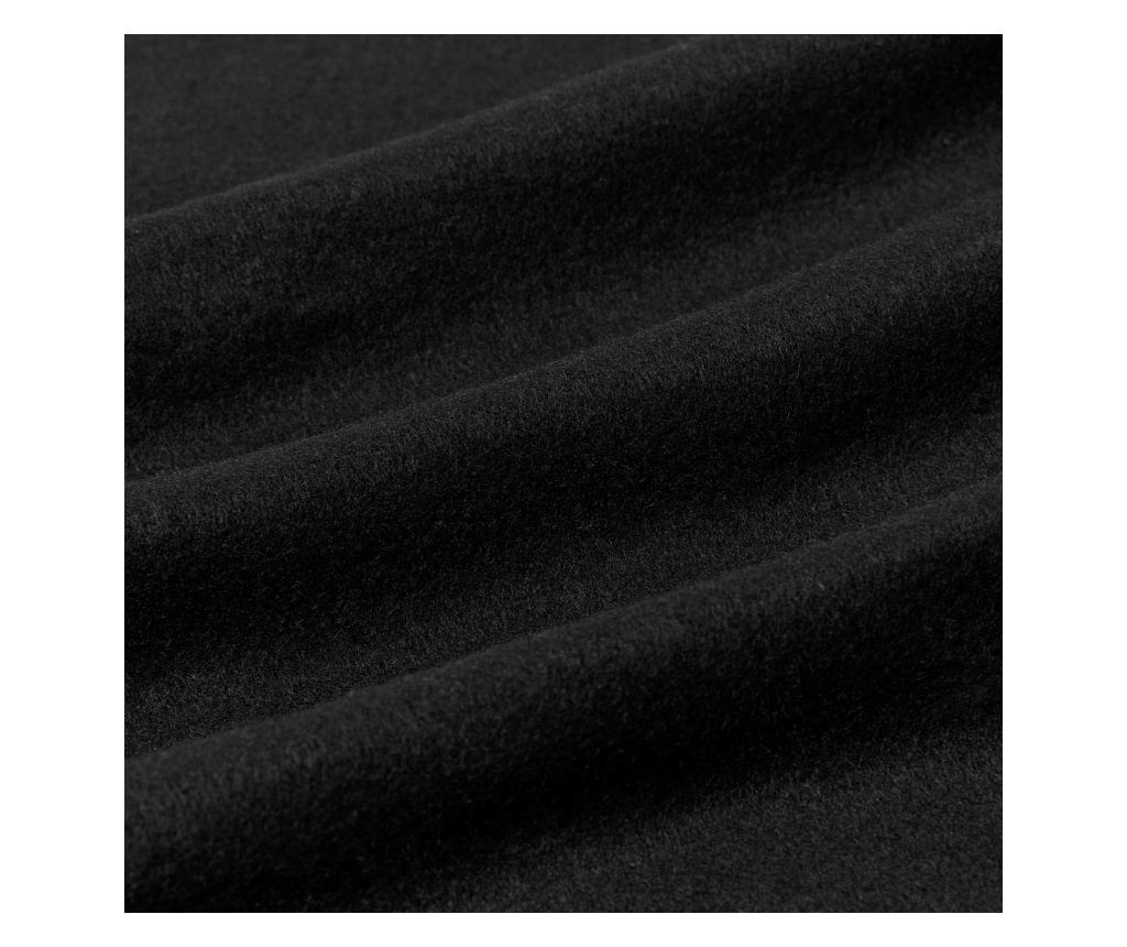 Одеала за хвърляне 6 pcs Черно 270 x 240 см Мека вълна - 6