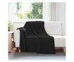 Одеяло Черно 200 x 150 cm Мека вълна thumbnail 2