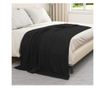 Одеяло Черно 200 x 150 cm Мека вълна thumbnail 3