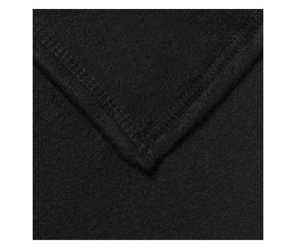 Одеяло Черно 200 x 150 cm Мека вълна - 5