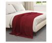 Одеала за хвърляне 24 pcs Бордо червен 170 х 130 см Мека вълна thumbnail 3
