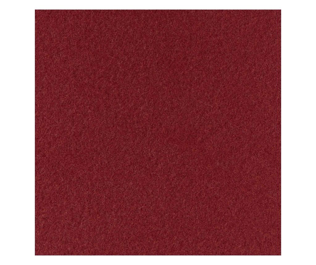 Одеала за хвърляне 24 pcs Бордо червен 270 x 240 см Мека вълна - 6