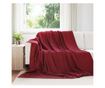 Одеяло Бордо червен 240 x 220 cm Мека вълна thumbnail 2