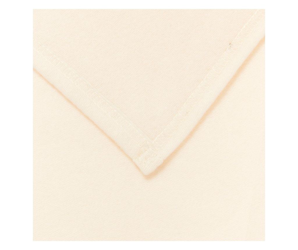 Одеяло Крем 170 х 130 см Мека вълна - 5