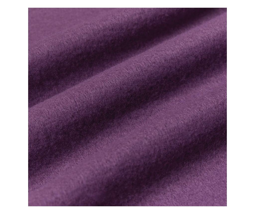 Одеала за хвърляне 6 pcs Лилаво 240 x 220 cm Мека вълна - 6