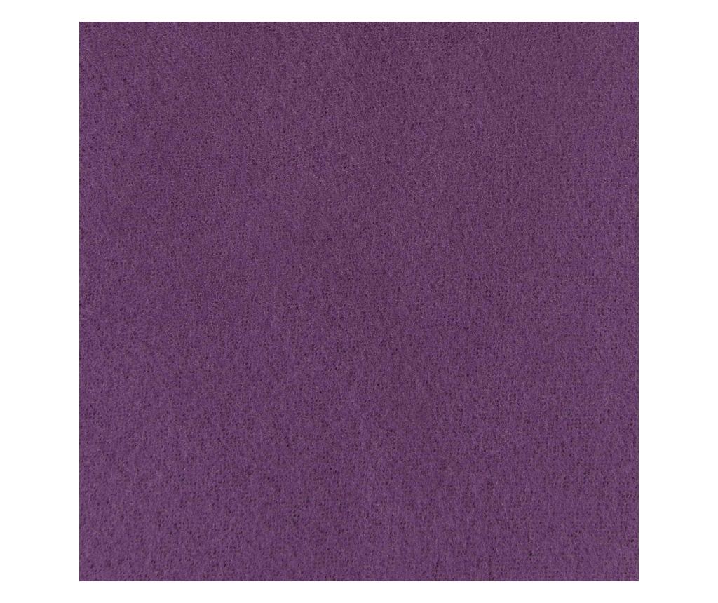 Одеала за хвърляне 6 pcs Лилаво 240 x 220 cm Мека вълна - 7