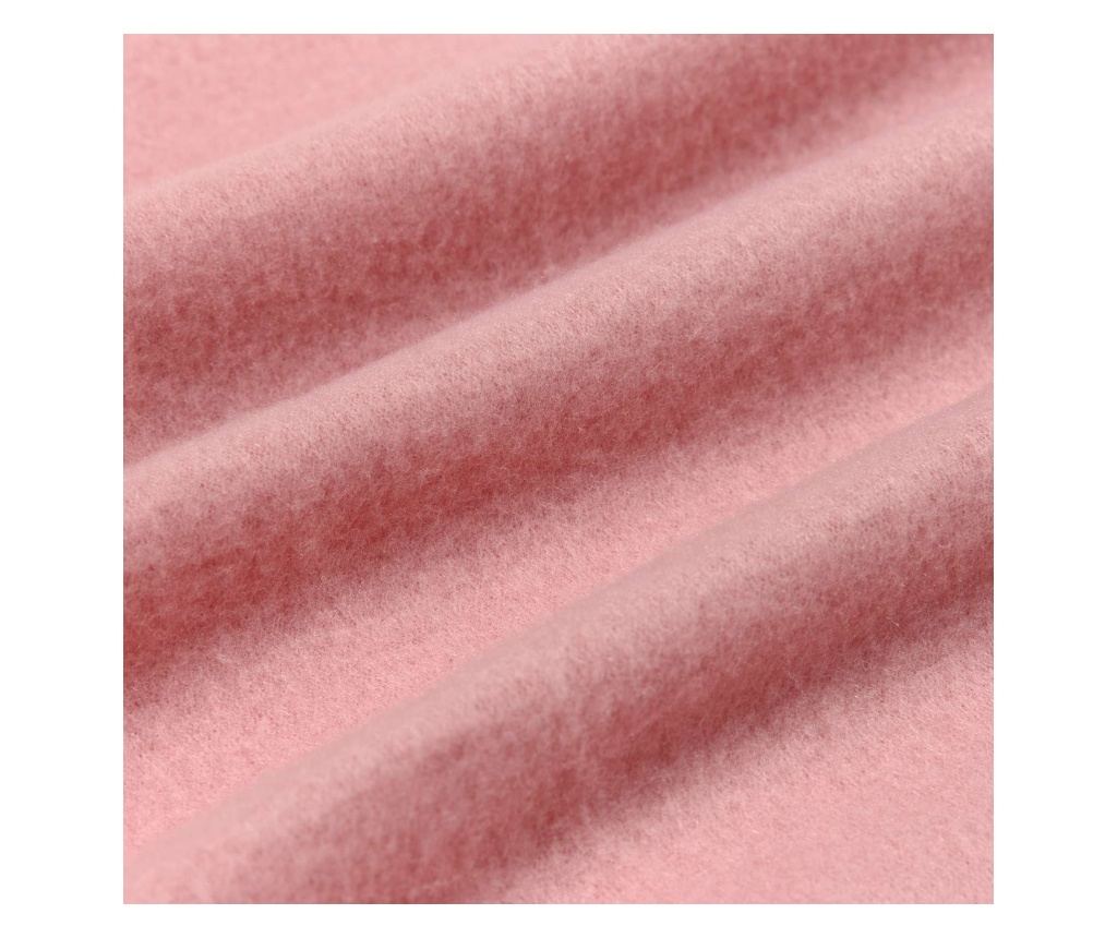 Одеала за хвърляне 6 pcs Розово 270 x 240 см Мека вълна - 6