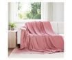 Одеала за хвърляне 6 pcs Розово 270 x 240 см Мека вълна thumbnail 2
