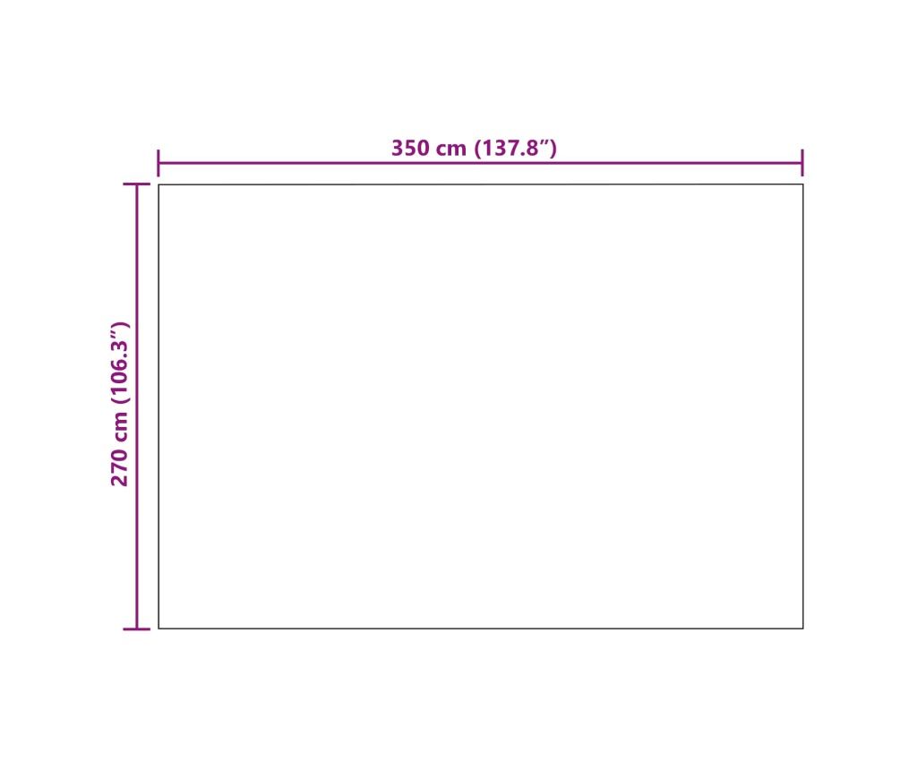 Одеала за хвърляне 6 pcs Крем 350 x 270 см Мека вълна - 8
