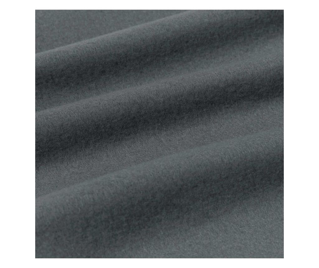 Одеяло Тъмен сив 350 x 270 см Мека вълна - 4