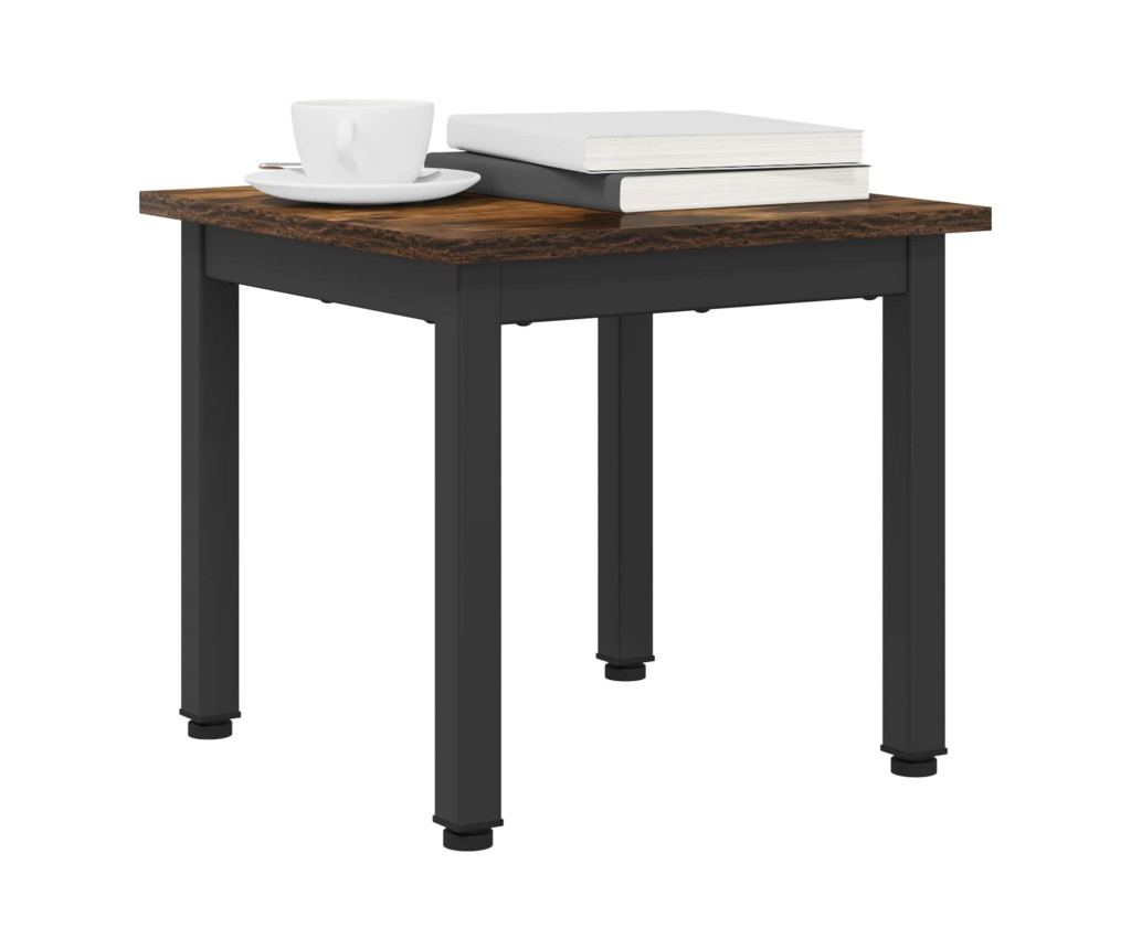 Масичка за кафе Димящ дъб 40 x 40 x 36 cm Инженерно дърво - 3