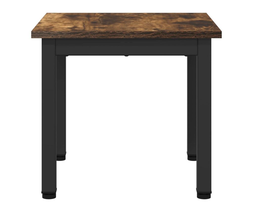 Масичка за кафе Димящ дъб 40 x 40 x 36 cm Инженерно дърво - 4