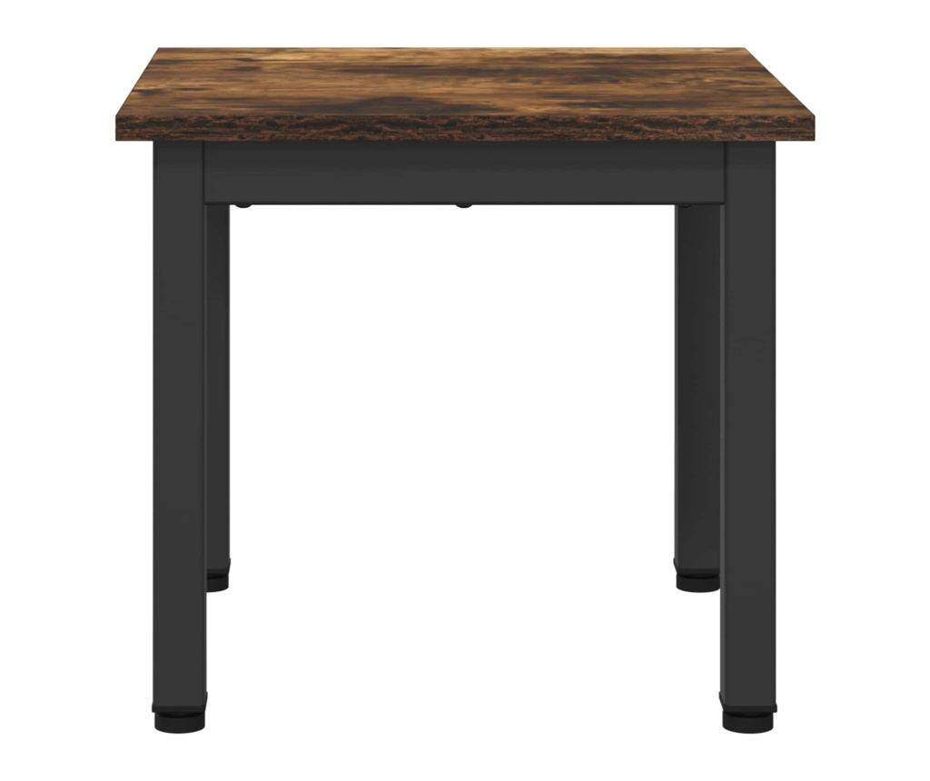 Масичка за кафе Димящ дъб 40 x 40 x 36 cm Инженерно дърво - 5