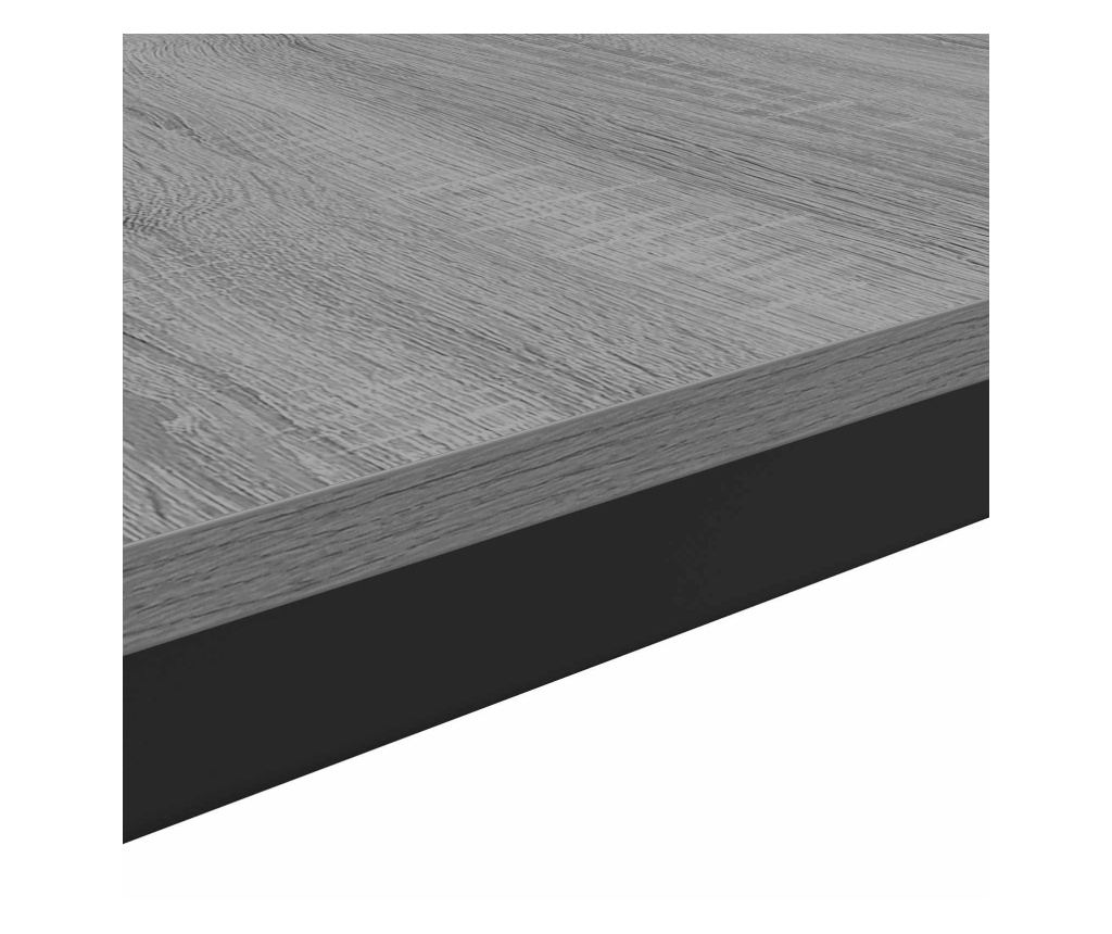 Масичка за кафе Сив Сонома 50 x 50 x 36 см Инженерно дърво - 7