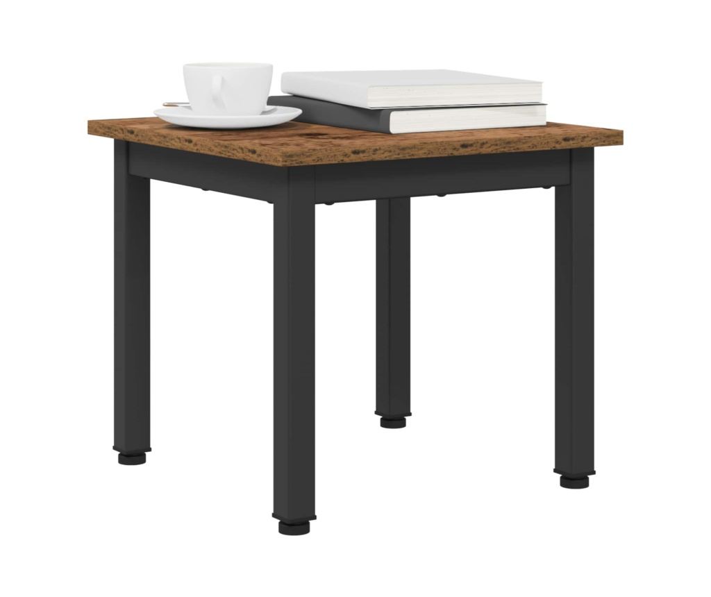 Масичка за кафе Старо дърво 40 x 40 x 36 cm Инженерно дърво - 3