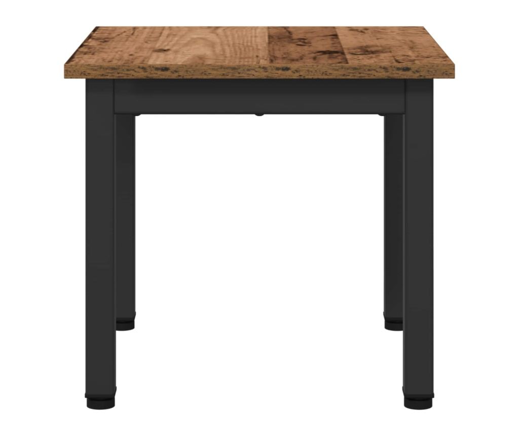 Масичка за кафе Старо дърво 40 x 40 x 36 cm Инженерно дърво - 4