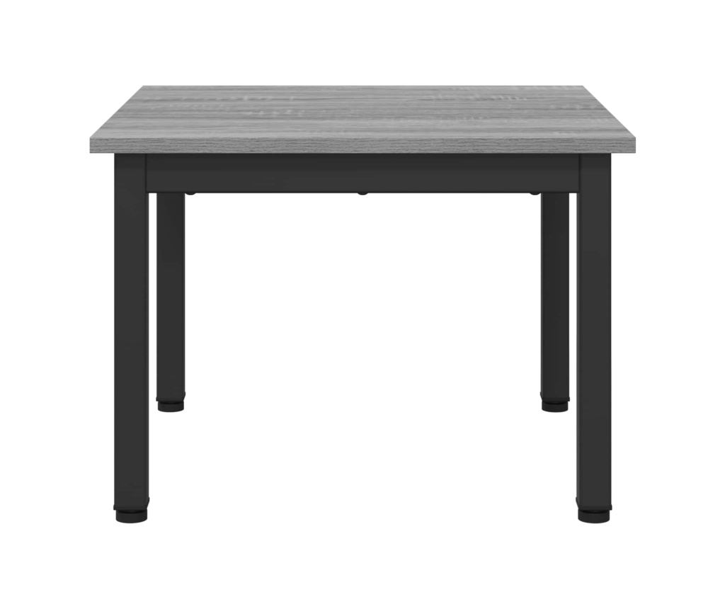 Масичка за кафе Сив Сонома 50 x 50 x 36 см Инженерно дърво - 5