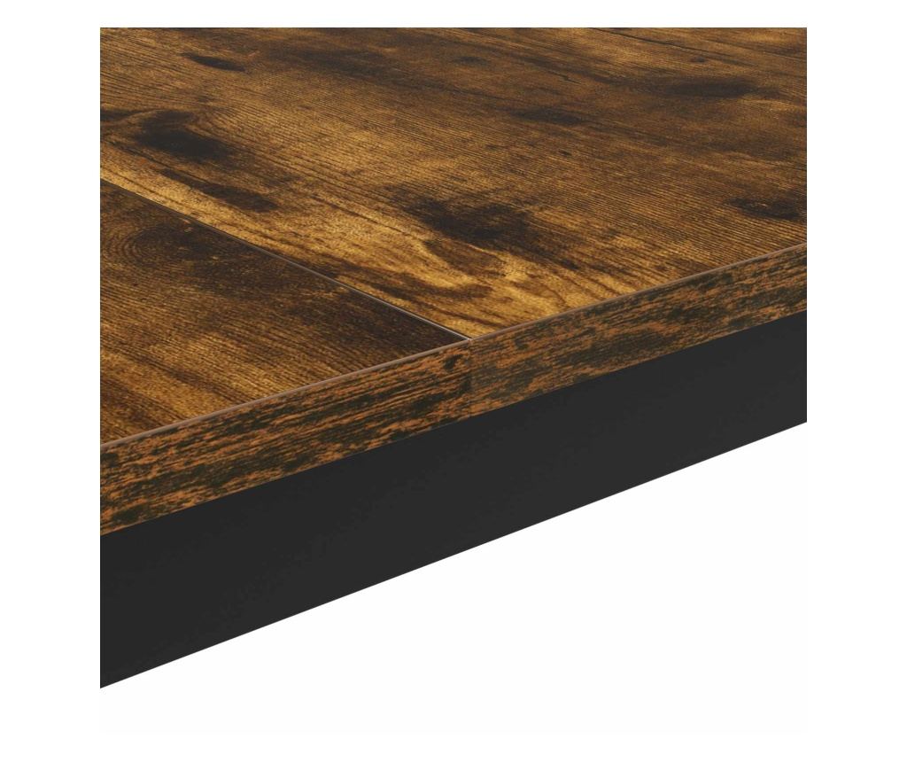 Масичка за кафе Димящ дъб 60 x 60 x 36 cm Инженерно дърво - 7