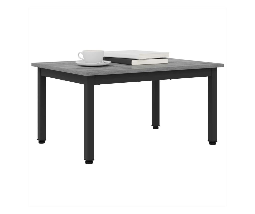 Масичка за кафе Сив Сонома 70 x 50 x 36 см Инженерно дърво - 3