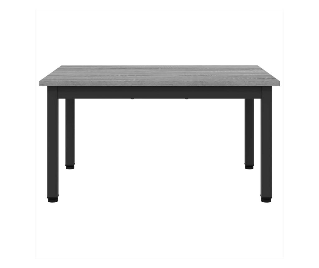 Масичка за кафе Сив Сонома 70 x 50 x 36 см Инженерно дърво - 5