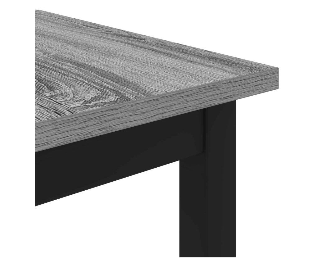 Масичка за кафе Сив Сонома 70 x 50 x 36 см Инженерно дърво - 6