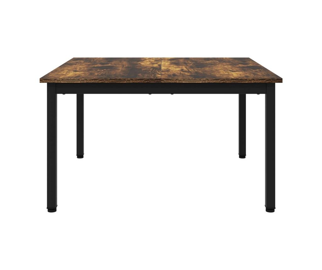 Масичка за кафе Димящ дъб 80 x 80 x 45 cm Инженерно дърво - 5