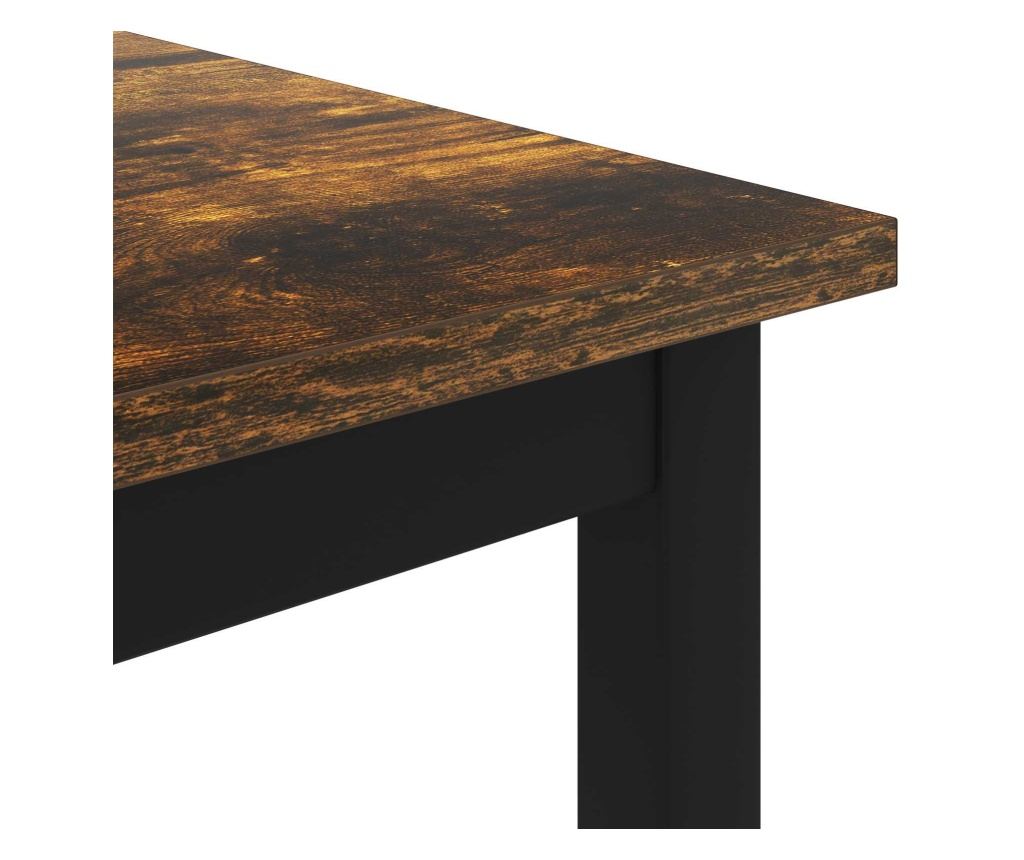 Масичка за кафе Димящ дъб 80 x 80 x 45 cm Инженерно дърво - 6