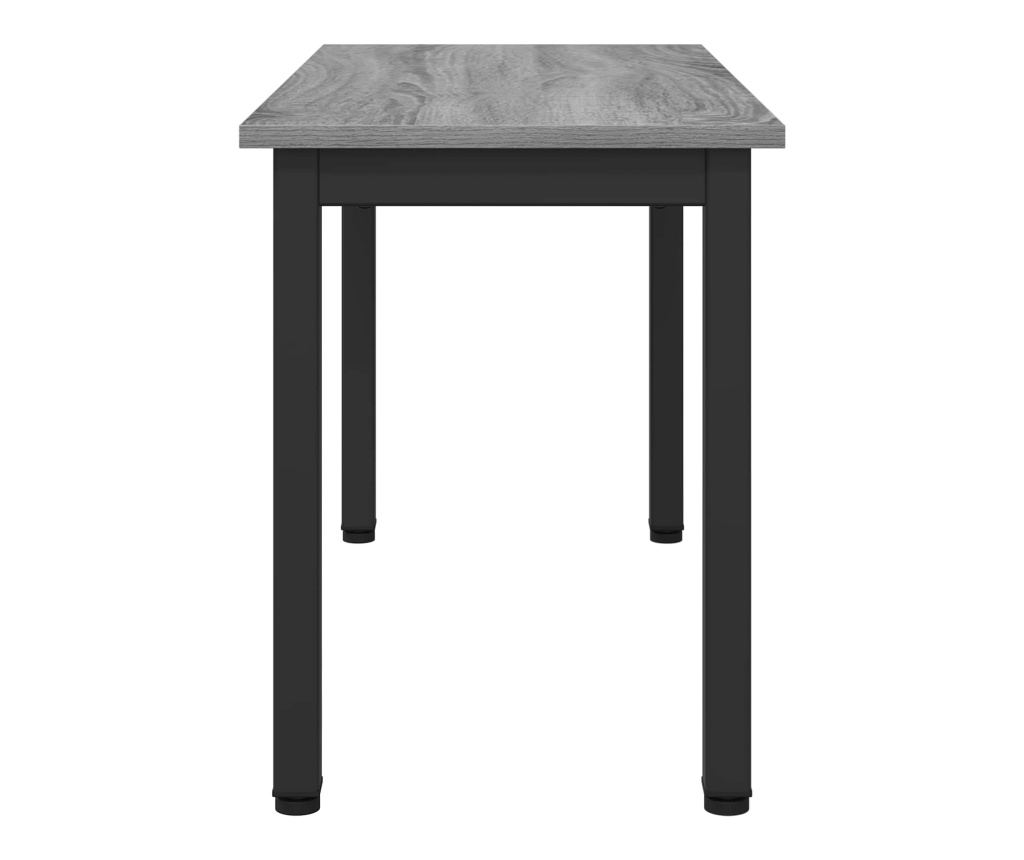 Пейка Сив Сонома 80 x 35 x 45 cm Инженерно дърво - 4