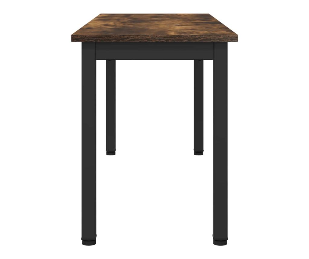 Пейка Димящ дъб 110 x 35 x 45 cm Инженерно дърво - 4