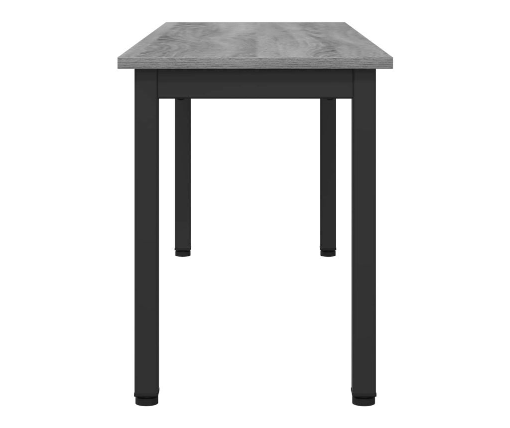 Пейка Сив Сонома 110 x 35 x 45 cm Инженерно дърво - 4