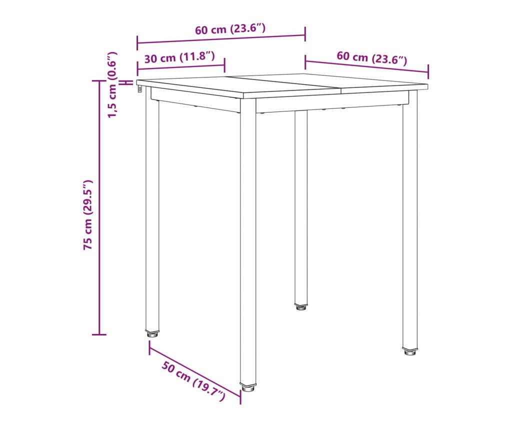 Трапезни маси МЕТАЛ - 9