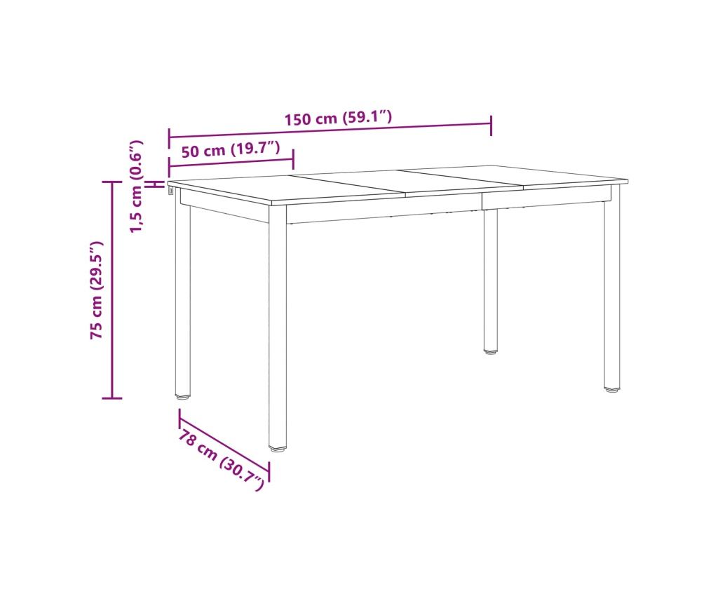 Трапезни маси МЕТАЛ - 10