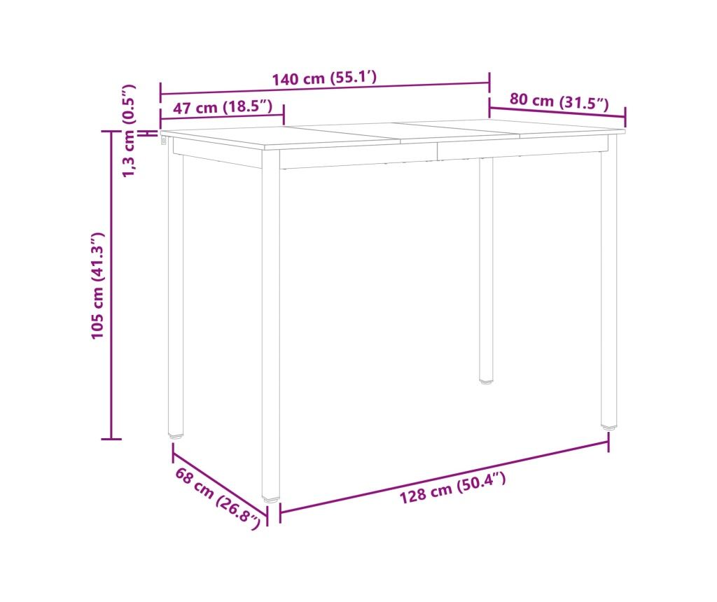 Маса за стоене Инженерно дърво - 10