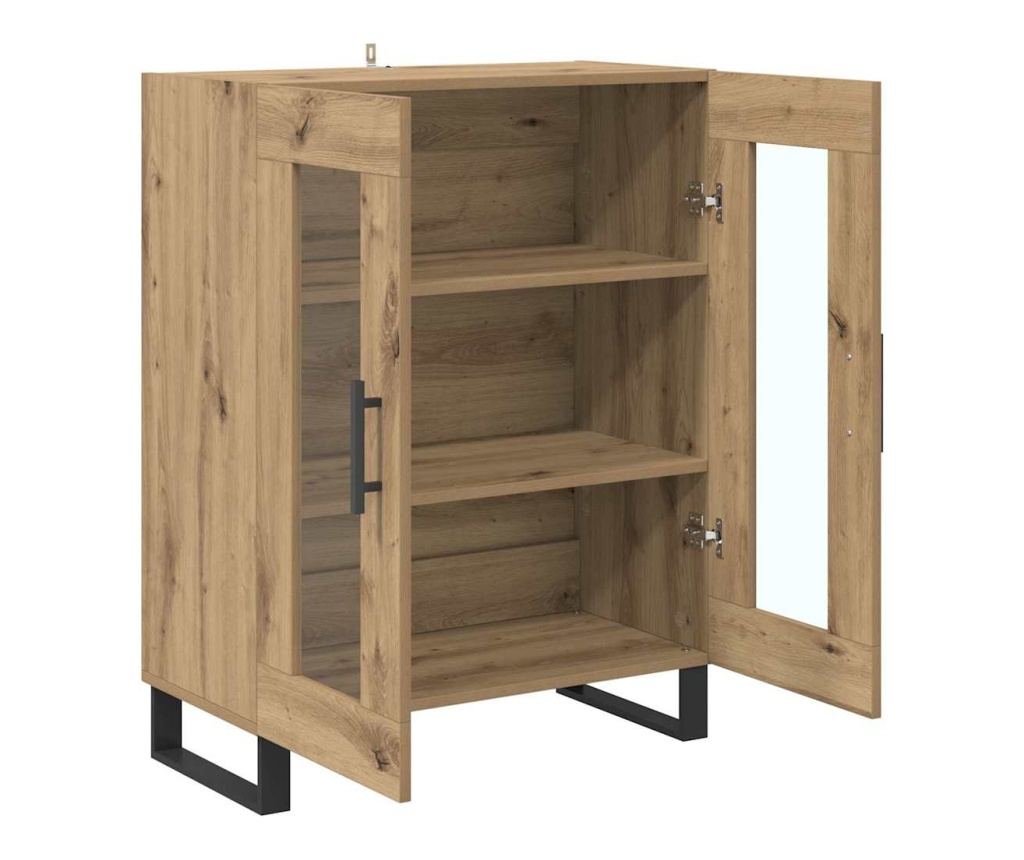 Служебен шкаф Дъб 69,5 x 34 x 90 см Инженерно дърво - 5