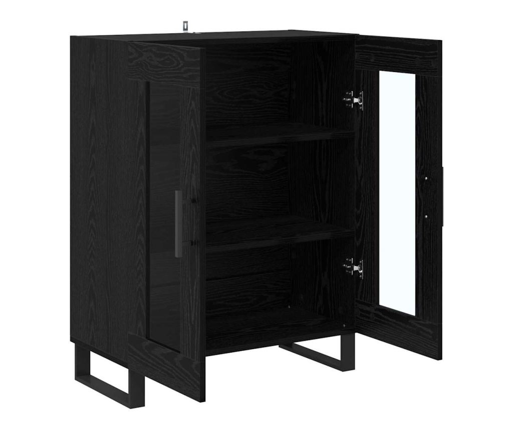 Служебен шкаф Черния дъб 69,5 x 34 x 90 см Инженерно дърво - 5