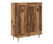 Висок шкаф Старо дърво 69,5 x 34 x 180 см Инженерно дърво thumbnail 4