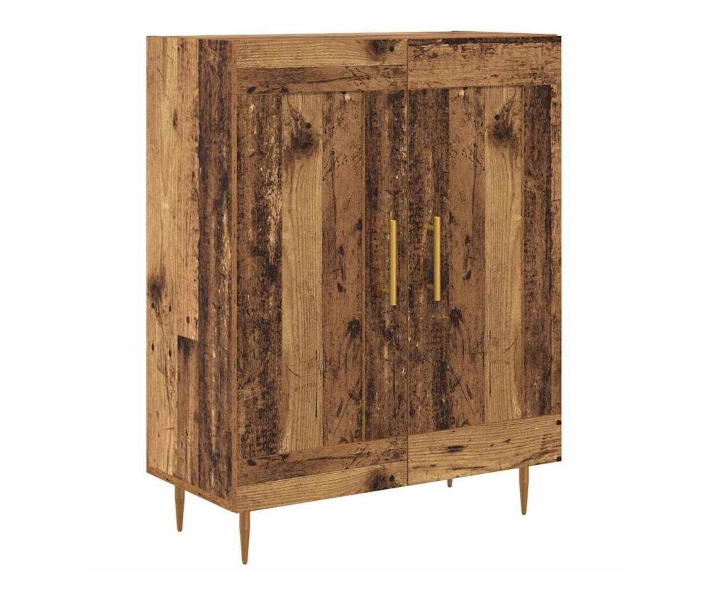 Висок шкаф Старо дърво 69,5 x 34 x 180 см Инженерно дърво - 4