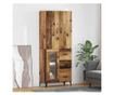Висок шкаф Старо дърво 69,5 x 34 x 180 см Инженерно дърво thumbnail 2