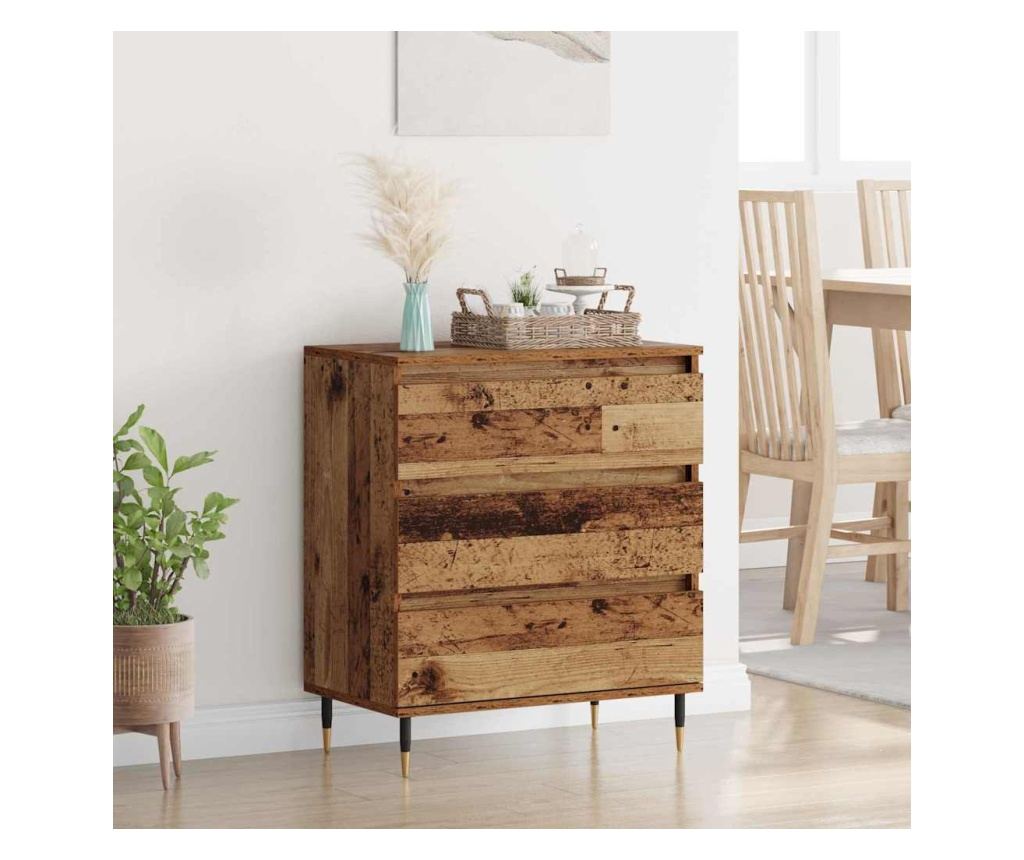 Служебен шкаф Старо дърво 60 x 35 x 70 cm Инженерно дърво - 2