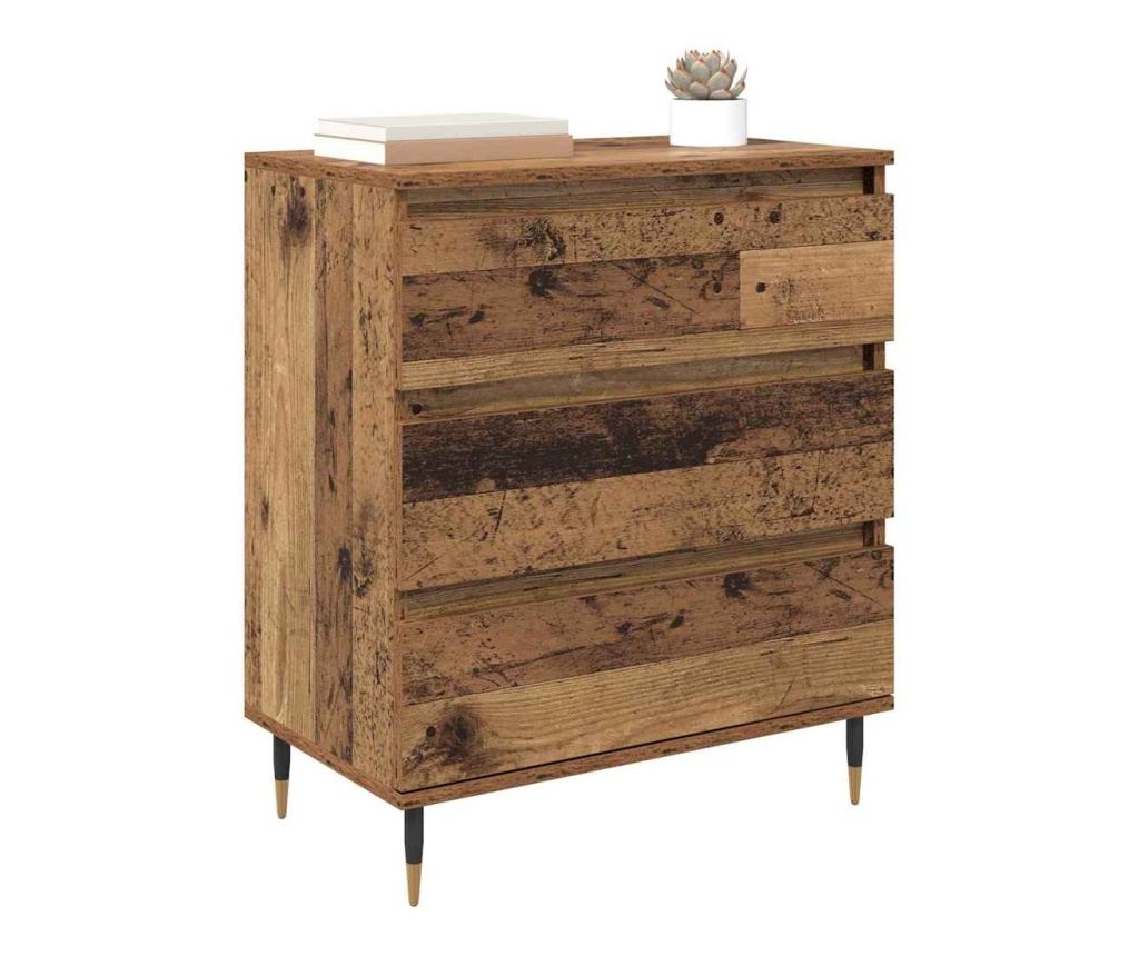 Служебен шкаф Старо дърво 60 x 35 x 70 cm Инженерно дърво - 3