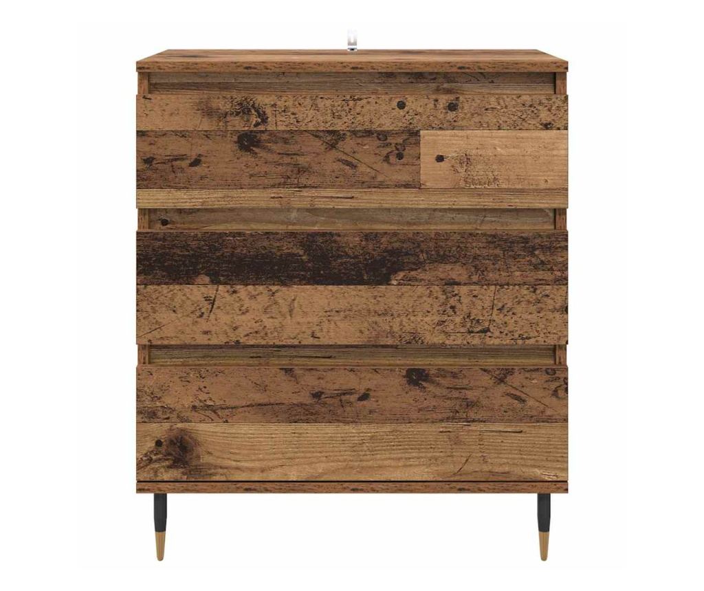 Служебен шкаф Старо дърво 60 x 35 x 70 cm Инженерно дърво - 4