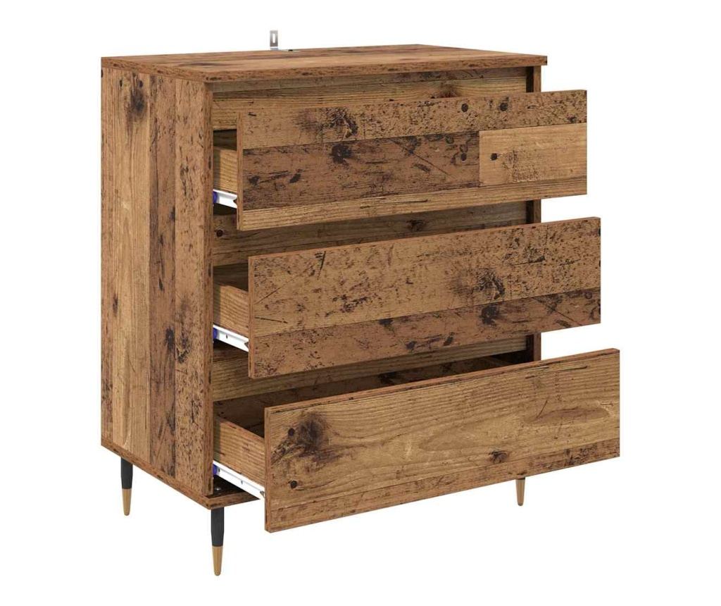 Служебен шкаф Старо дърво 60 x 35 x 70 cm Инженерно дърво - 5